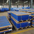 Corrugated plastic sheets for steel protection
