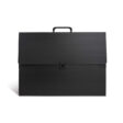 Corrugated plastic archive boxes black