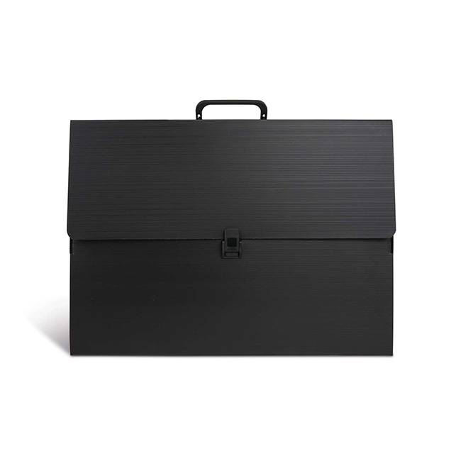 Corrugated plastic archive boxes black
