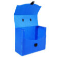 Corrugated plastic archive boxes blue