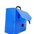 Corrugated plastic archive boxes blue