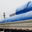 Corrugated plastic rolls