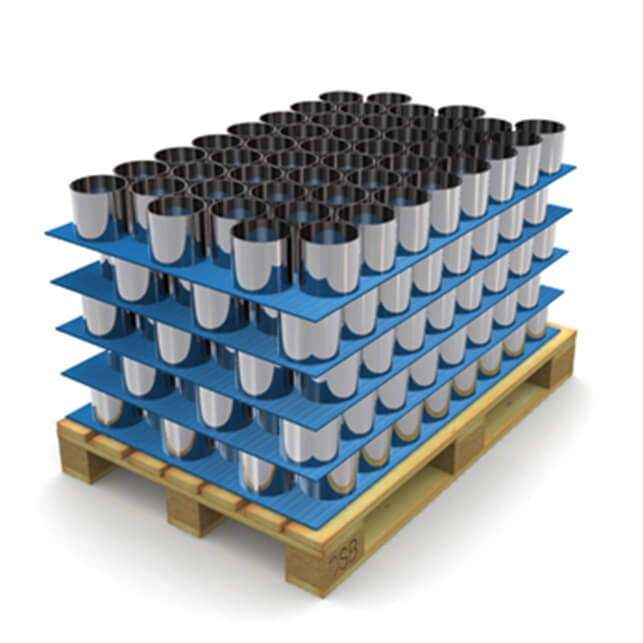 Pallets packing system sheets