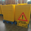corrugated plastic warning signs